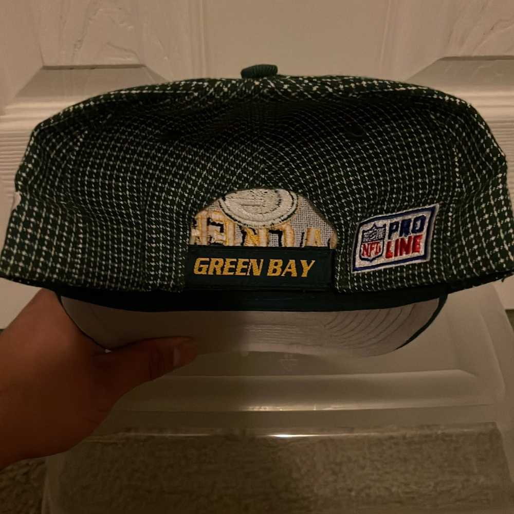 Vintage logo Athletic Green Bay packers Velcro st… - image 4