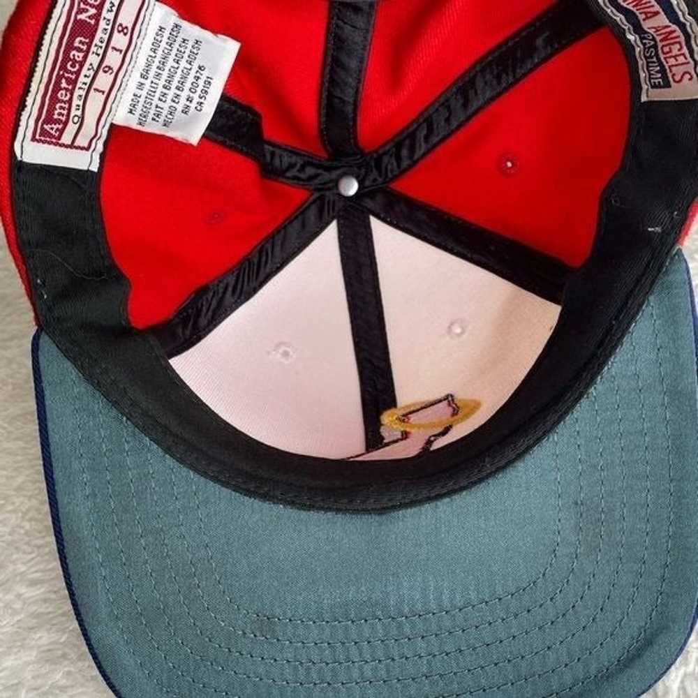 Rare California Angels vintage baseball cap snap … - image 4
