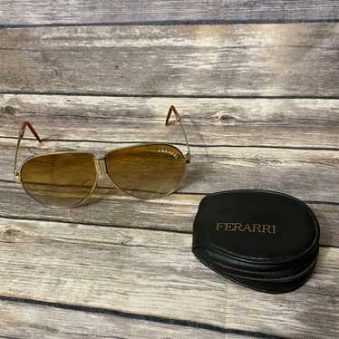 Vintage Ferrari Folding Aviator Sunglasses - image 1