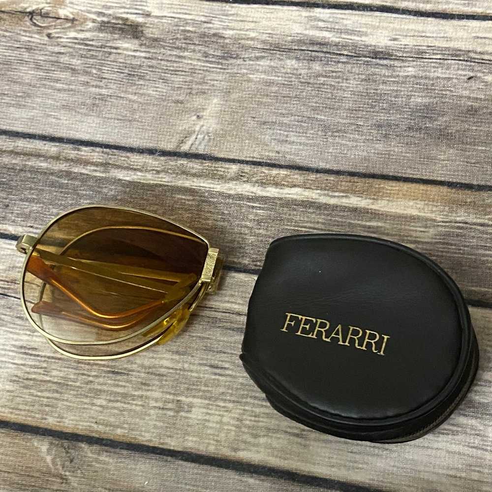 Vintage Ferrari Folding Aviator Sunglasses - image 7