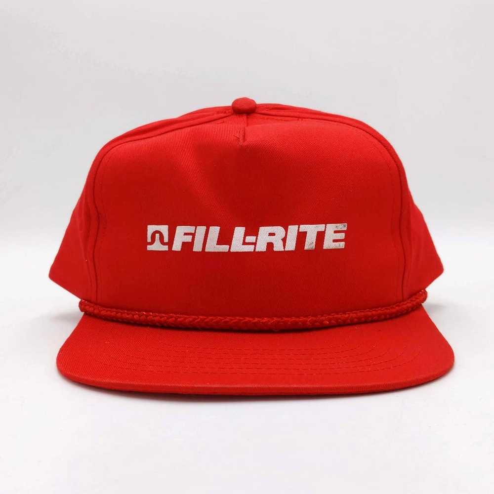 Vintage Fill-Rite Snapback Trucker Hat 90s Work C… - image 2