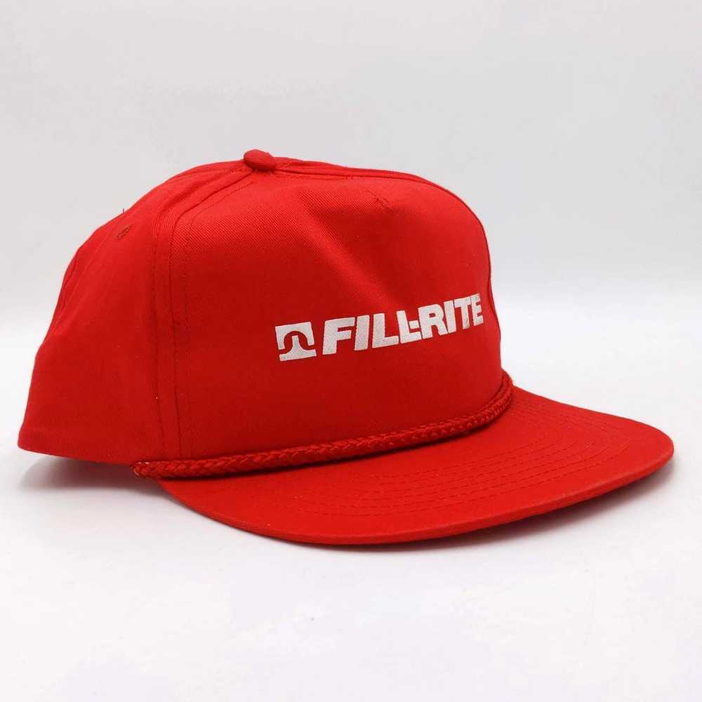 Vintage Fill-Rite Snapback Trucker Hat 90s Work C… - image 3