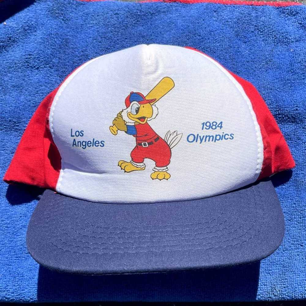 Los Angeles 1984 Olympics Snapback Trucker Nettin… - image 1
