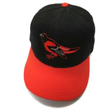 VTG Baltimore Orioles New Era Hat Sz 7 - image 1