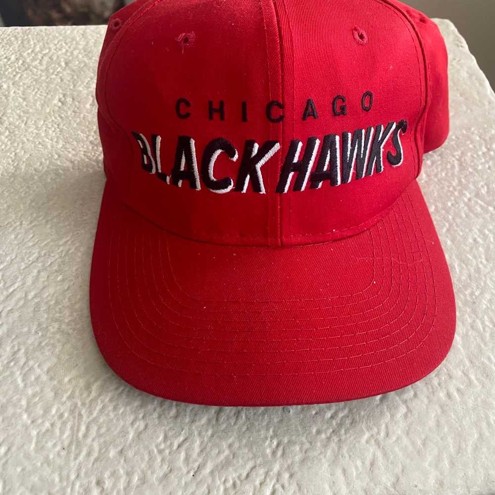 Vintage starter Chicago Blackhawks hat - image 1