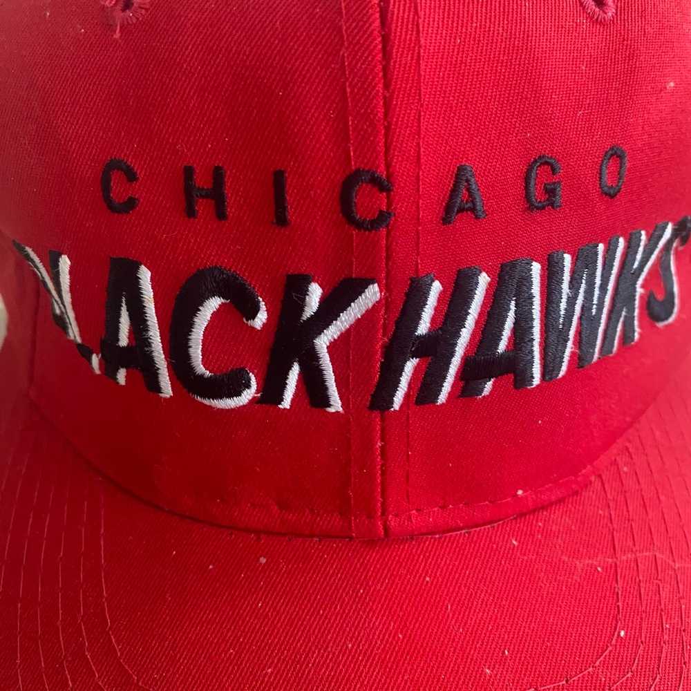 Vintage starter Chicago Blackhawks hat - image 2
