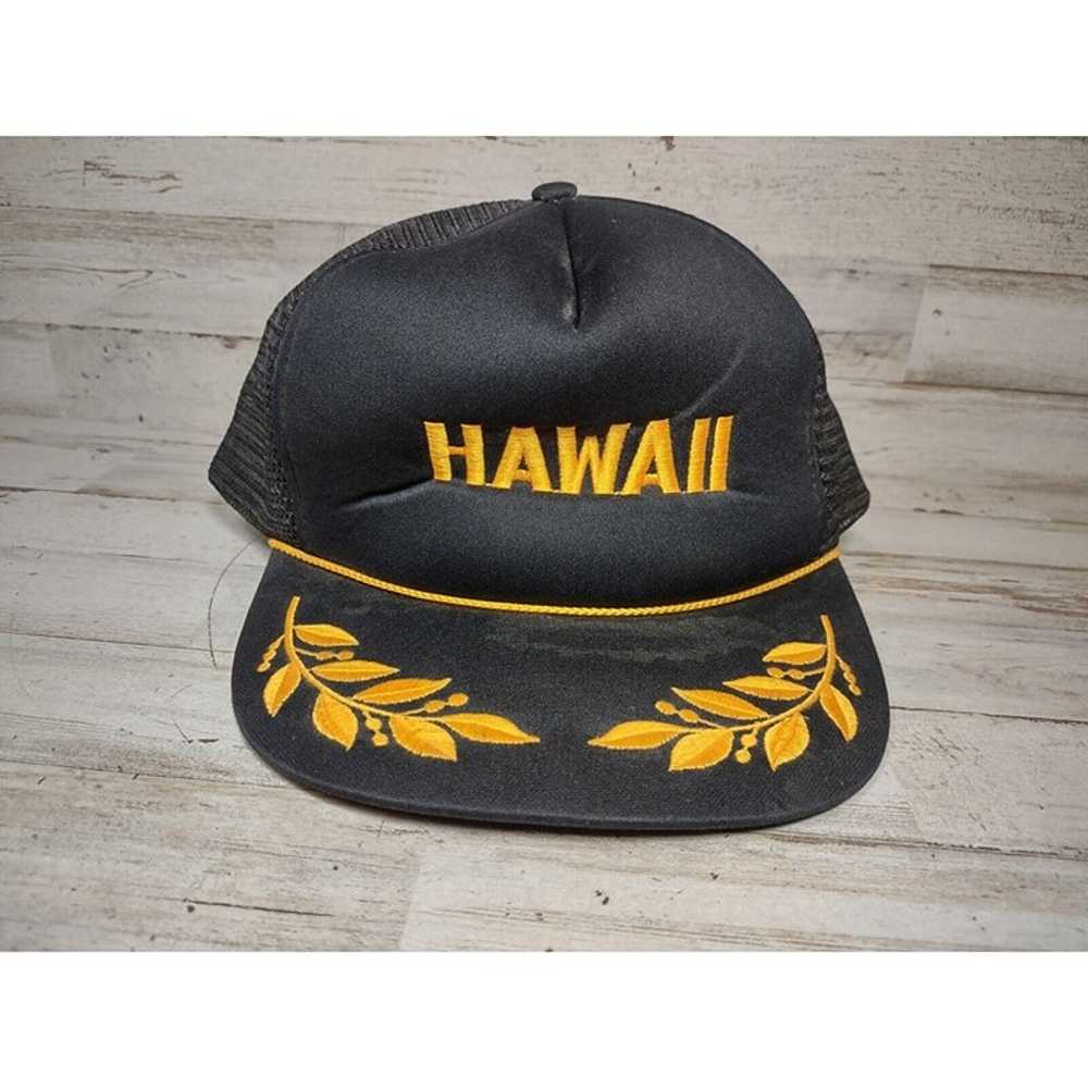 Lot of 2 Vintage Hawaiian Headwear Mens Mesh Snap… - image 2