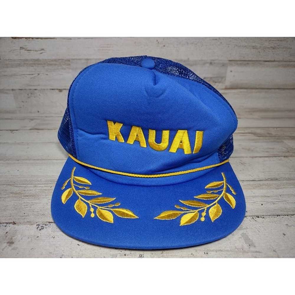 Lot of 2 Vintage Hawaiian Headwear Mens Mesh Snap… - image 6