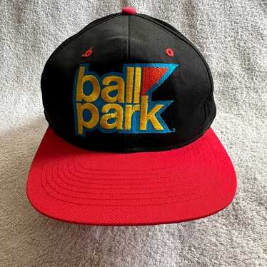 Vintage 90s Ball Park Frank hot dog hat - image 1