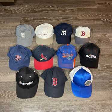 Lot of 17 Hats SPORTS Hockey Baseball Caps Snapback Trucker Vintage Toronto