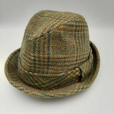 Vintage Classic Wool Herringbone Hat