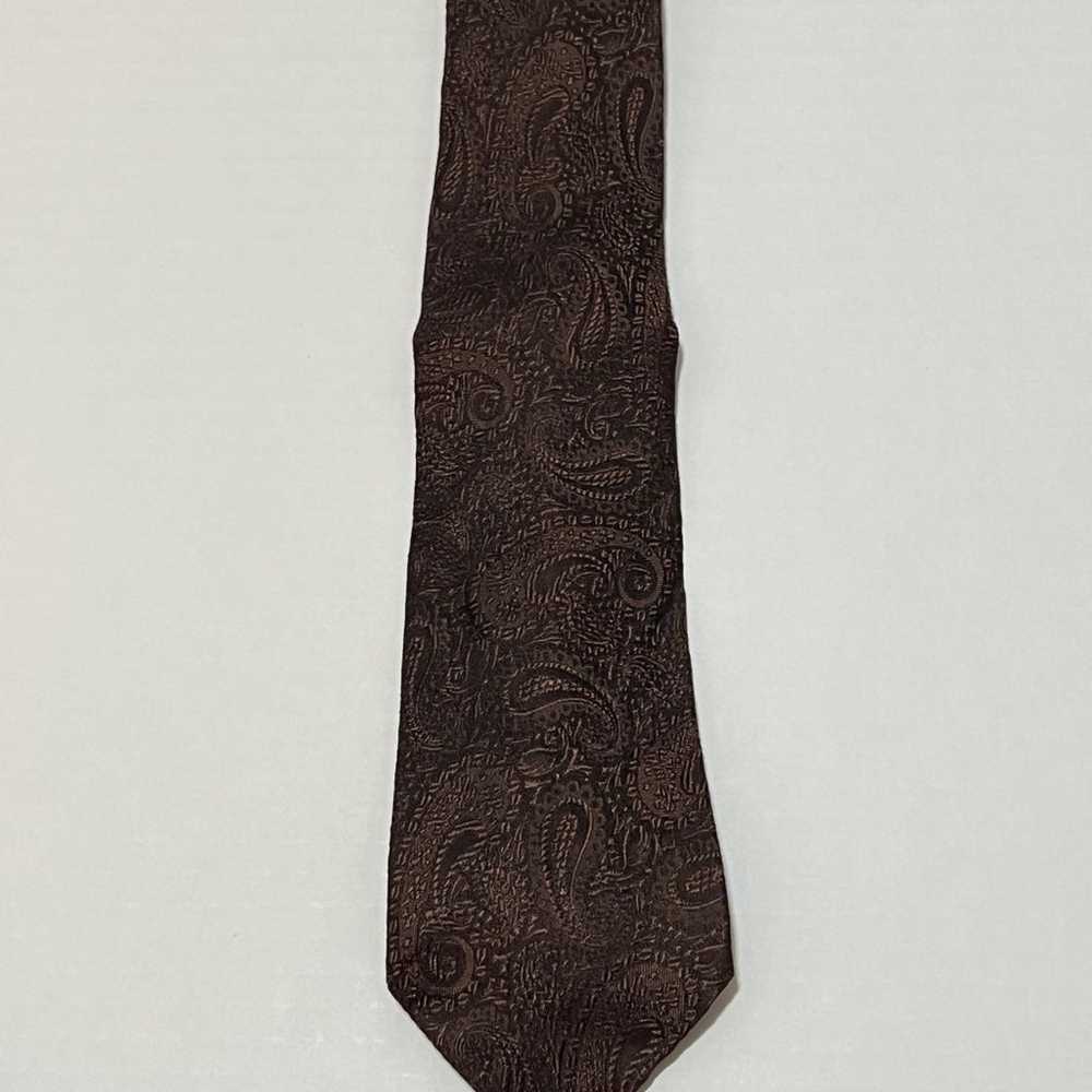 Vintage 1960’s Rhodia Textured Paisley Tie - image 2