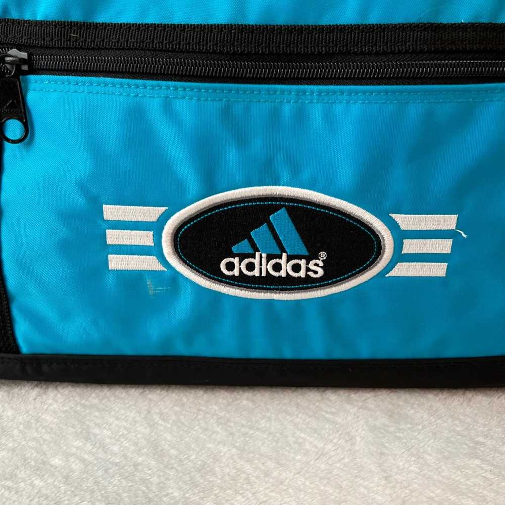 *VINTAGE* Adidas Duffle Bag Teal/Black - image 2