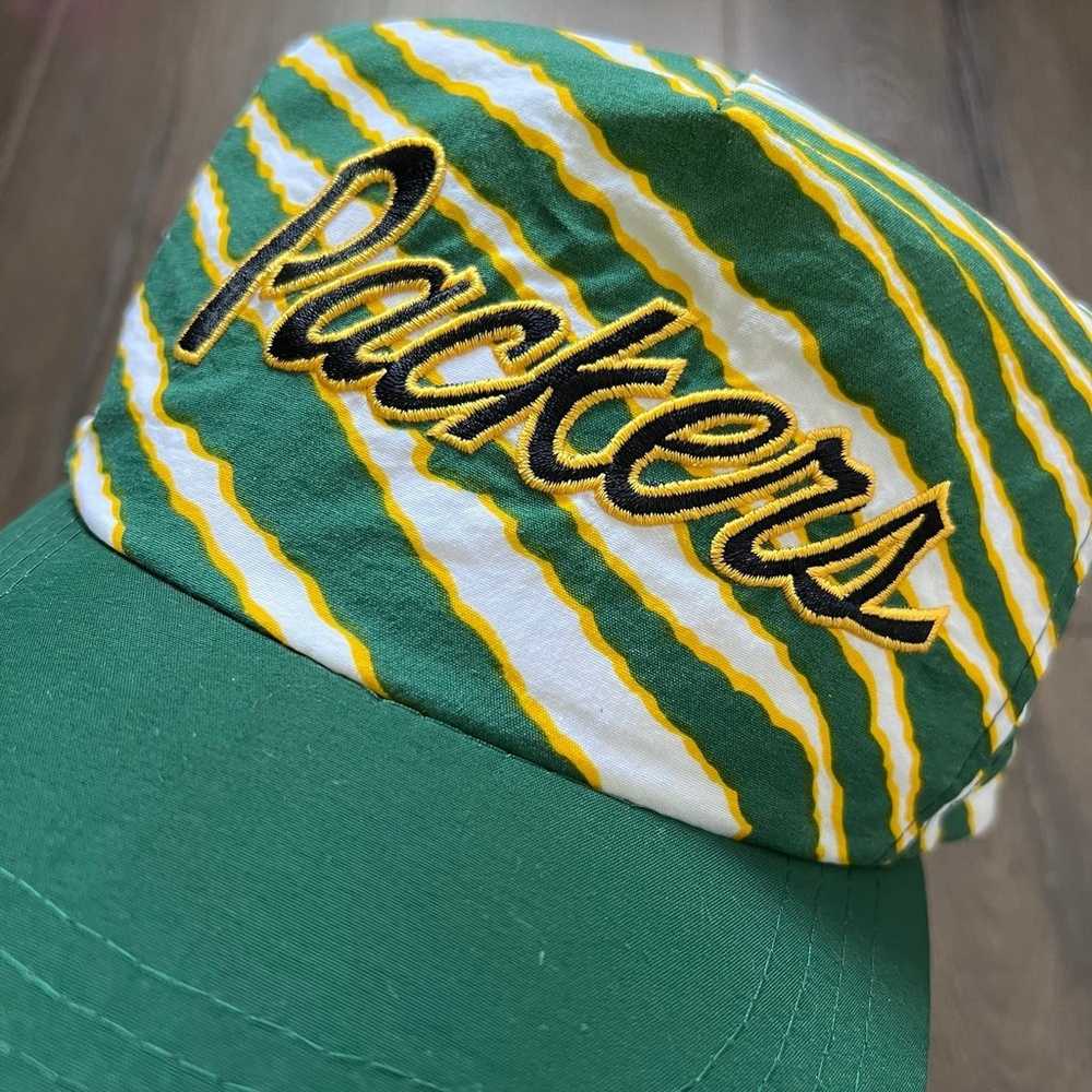 Vintage 90s Green Bay Packers Script Snapback Hat - image 5