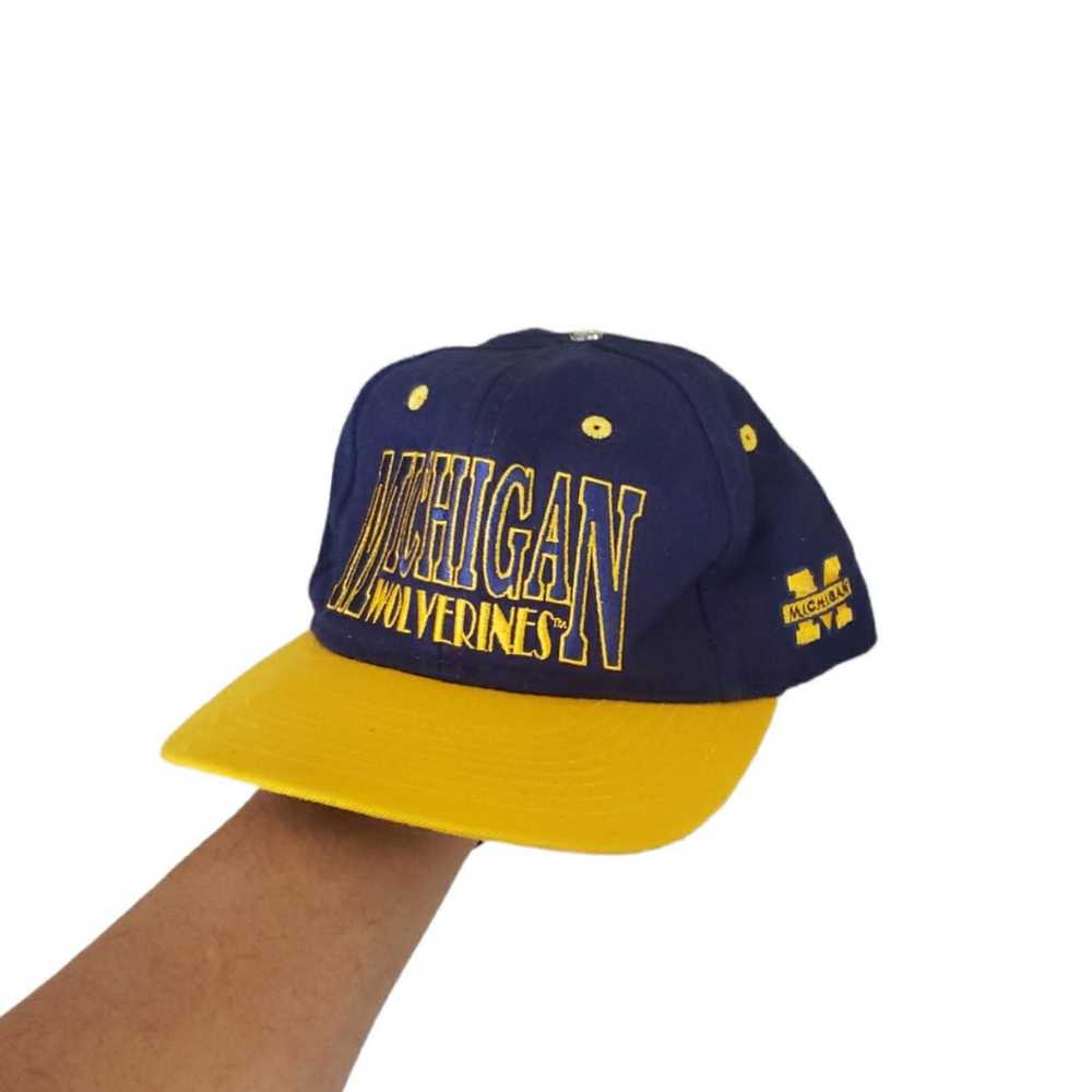 VTG 80s Michigan Wolverines Tournament Spellout U… - image 3