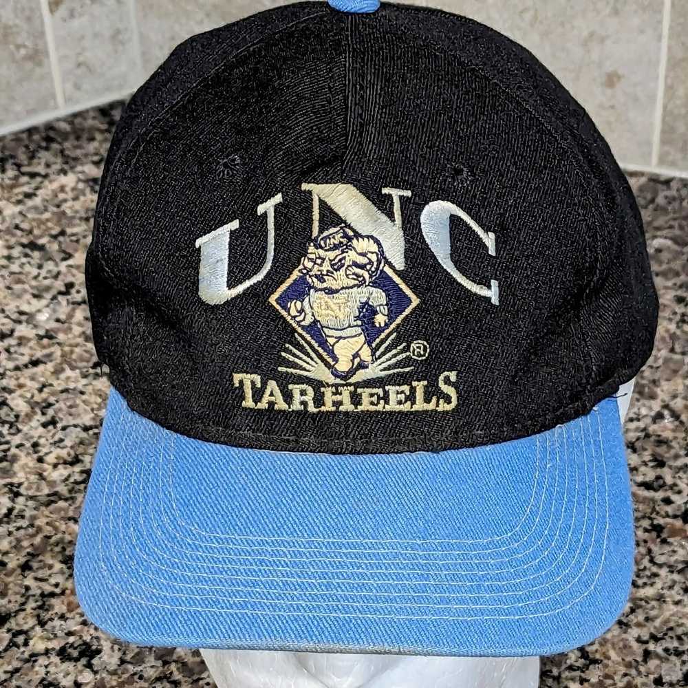 Vintage 1980s UNC Tar Heels Snapback NCAA Wool Bl… - image 3