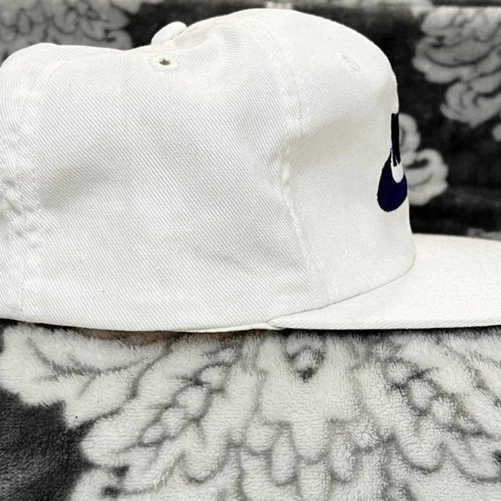 Vintage 1980s White Nike Swoosh Hat - image 3