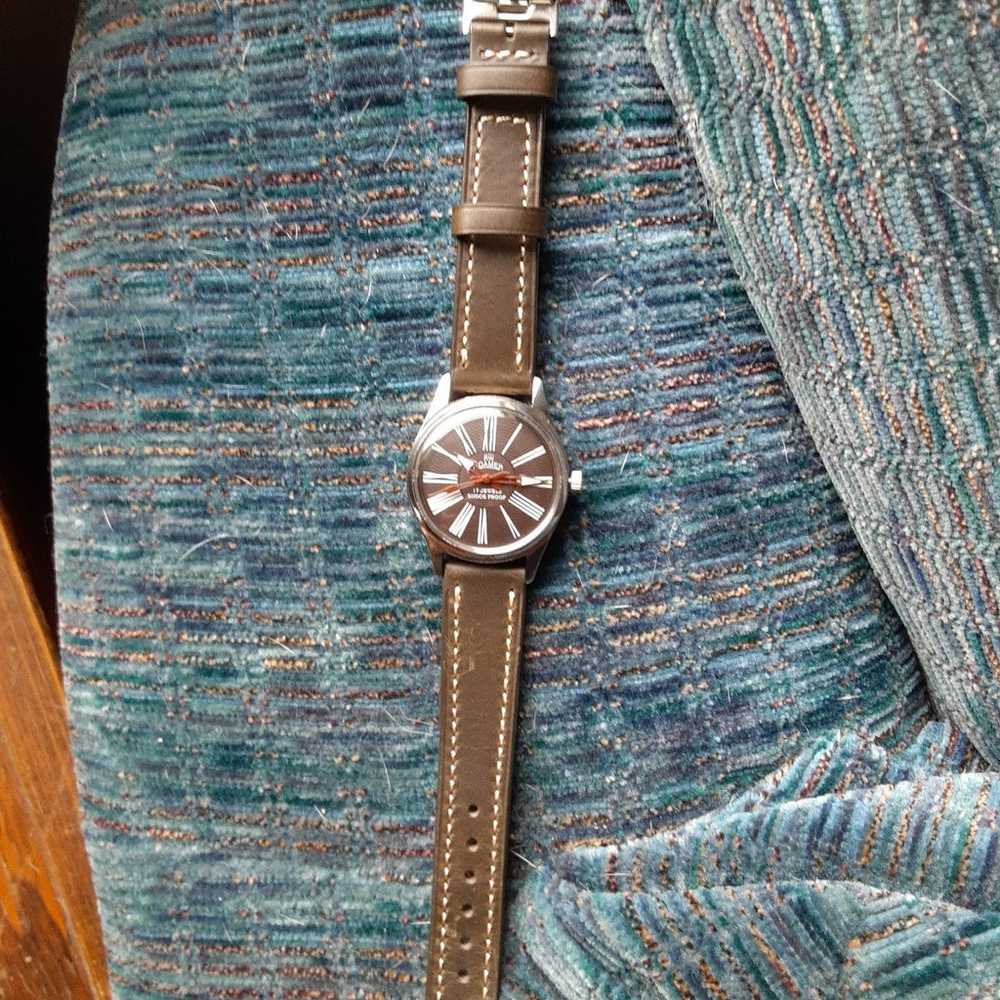 Vintage swiss made men's Roamer mechanical watch/… - image 2