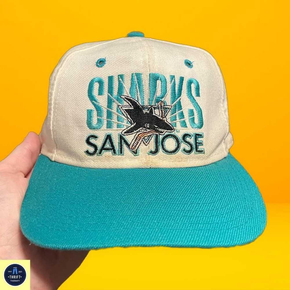 Vintage San Jose sharks hat - image 1