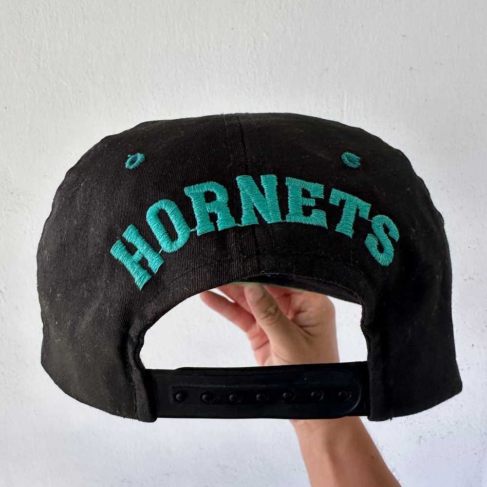 Vintage 90s Charlotte Hornets Snap Back Hat - image 6