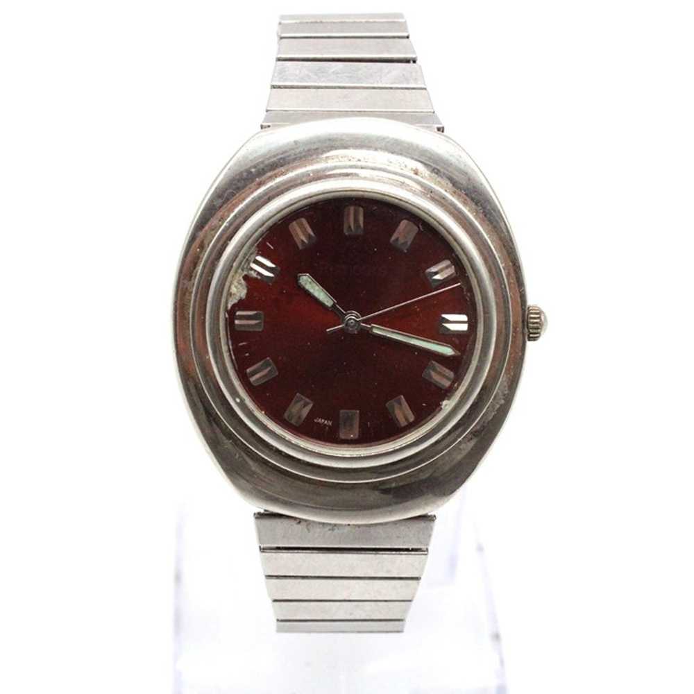 Vintage RUMOURS Watch Mens Silver Tone Classic Re… - image 1
