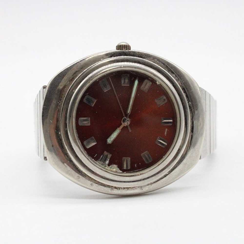 Vintage RUMOURS Watch Mens Silver Tone Classic Re… - image 5