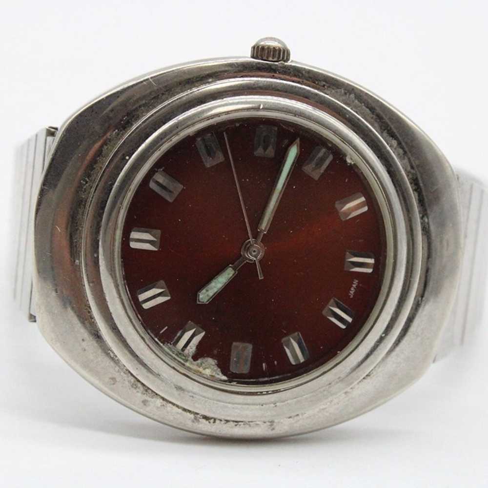 Vintage RUMOURS Watch Mens Silver Tone Classic Re… - image 6