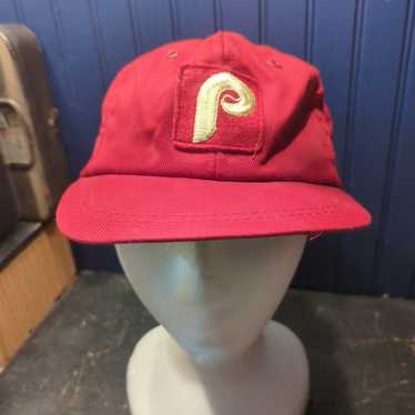 Vintage 50s/60s Philadelphia Phillies Vtg Hat Lea… - image 1