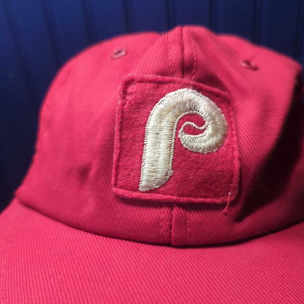 Vintage 50s/60s Philadelphia Phillies Vtg Hat Lea… - image 3