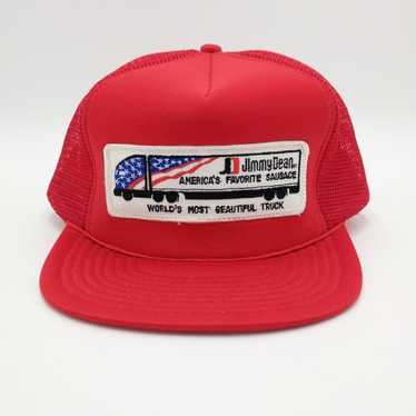VTG Jimmy Dean Snapback Hat Trucker Cap - image 1