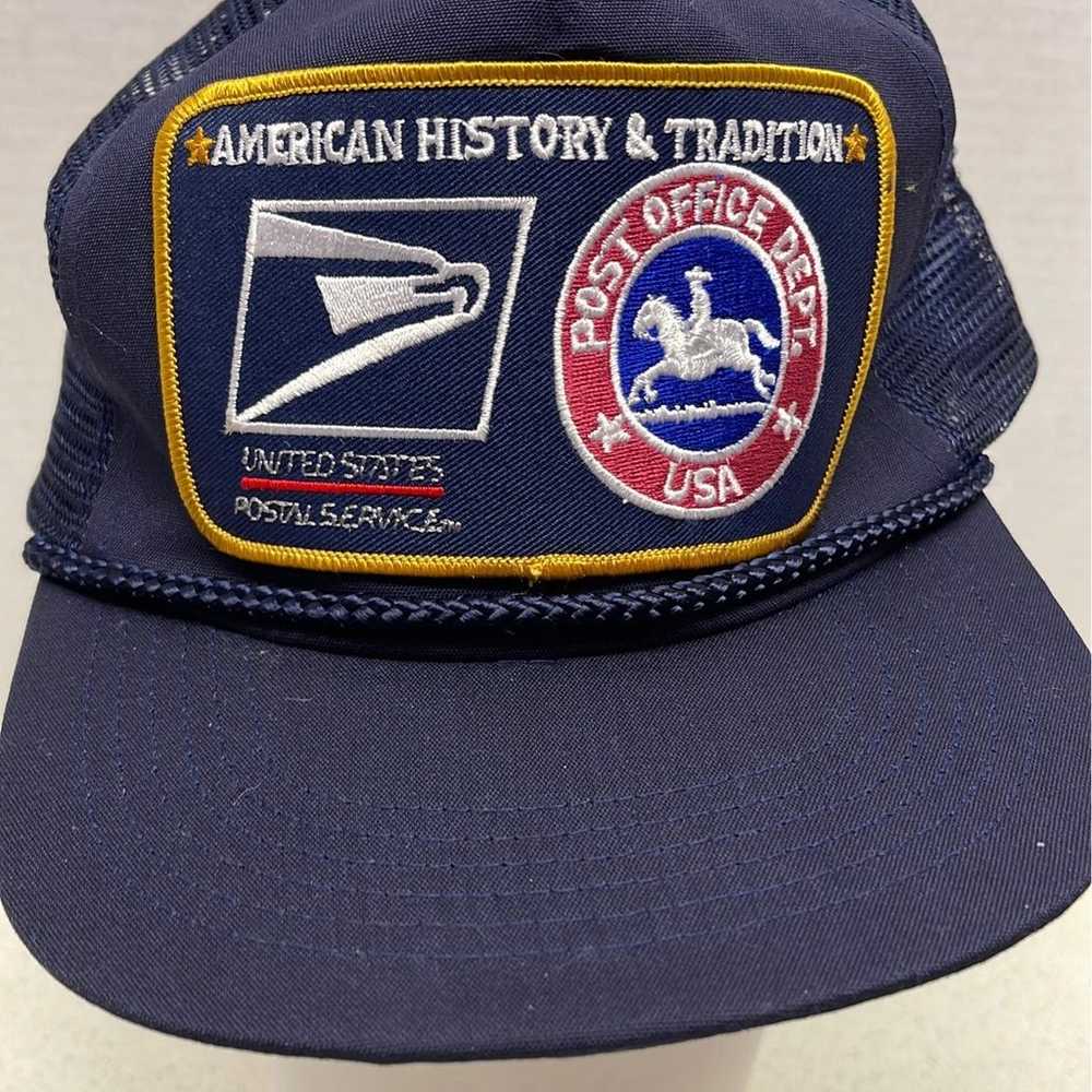 Vintage US POSTAL SERVICE MESH CAP - image 1