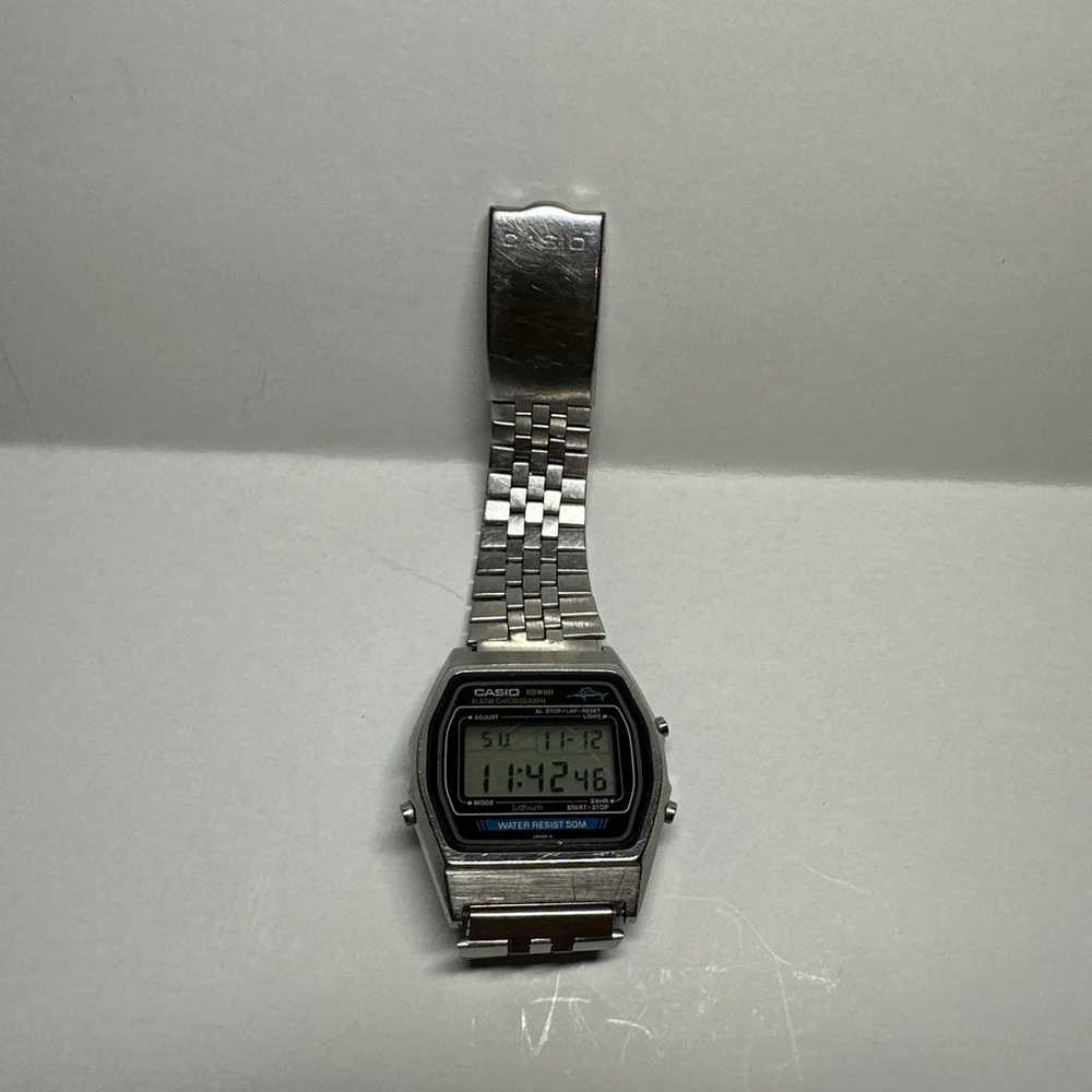 Vintage 1980s CASIO Marlin W-35 (248) Mens 36mm D… - image 4