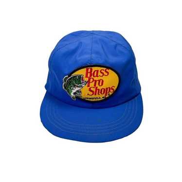 Vintage 1980's Bass Pro Shops Trucker Hat Snapback Cap Foam Mesh Fishing  80s