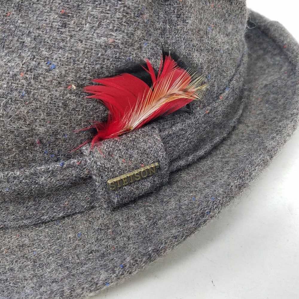 Vintage Stetson Tweed Wool Irish Walking Hat Mens… - image 2
