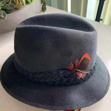 Vintage Stevens beaver Blend fedora hat