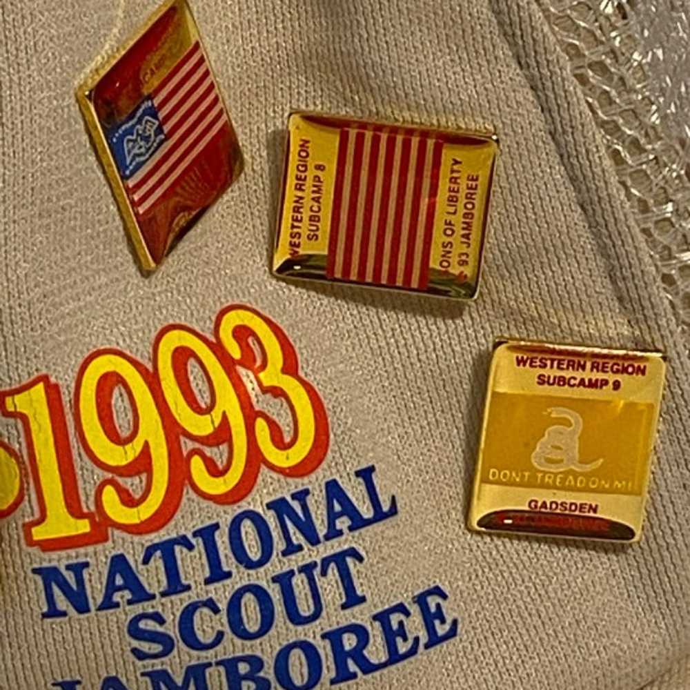 Vintage 1993 National Scout Jamboree Trucker Hat … - image 3