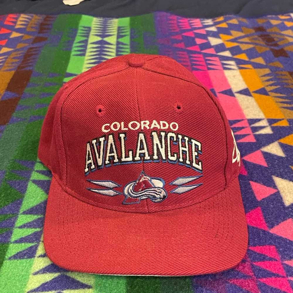 Vintage Colorado Avalanche Winter Hat with Flaps NHL
