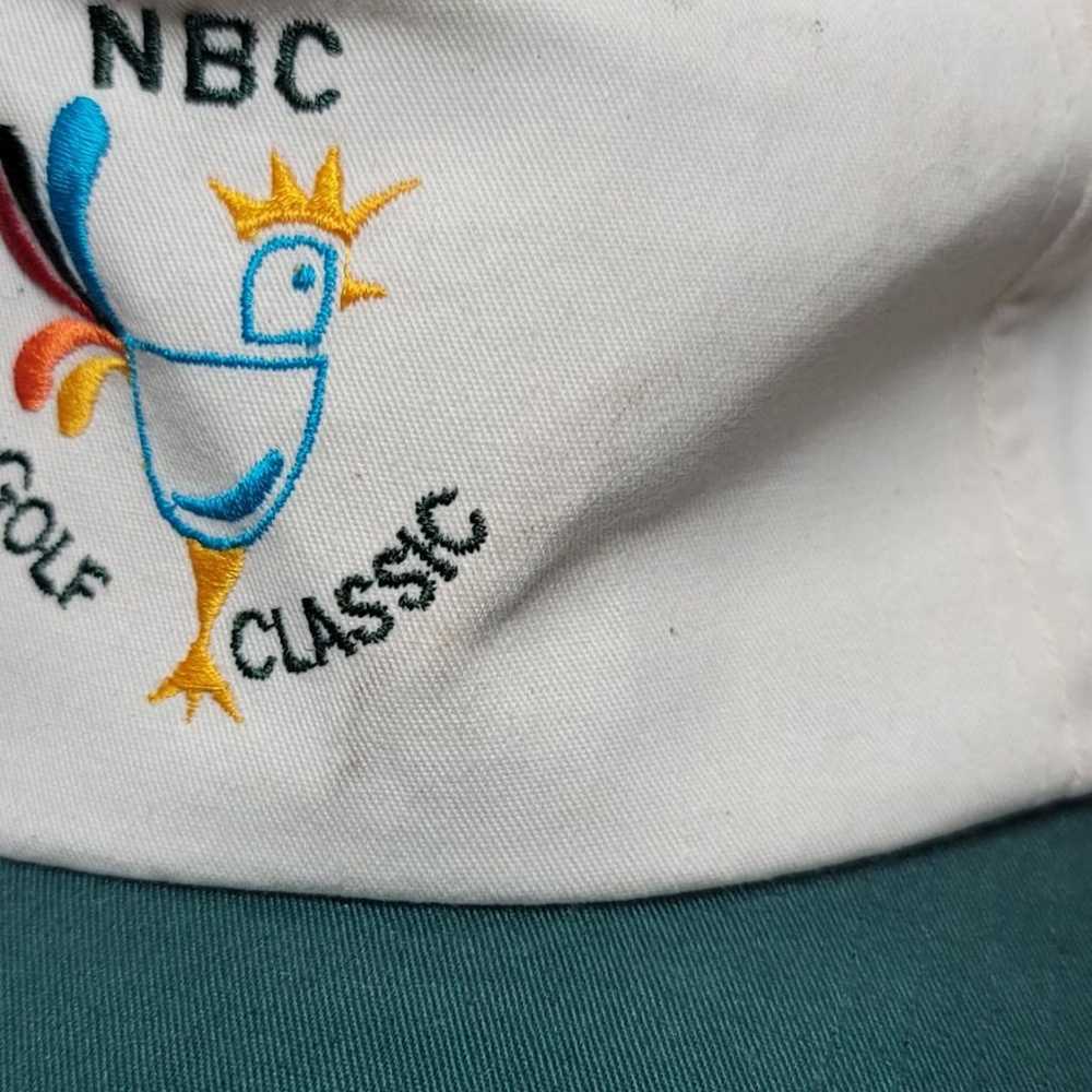 Vtg NBC Golf Classic Peacock Snapback Hat Yupoong - image 10