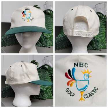 Vtg NBC Golf Classic Peacock Snapback Hat Yupoong - image 1