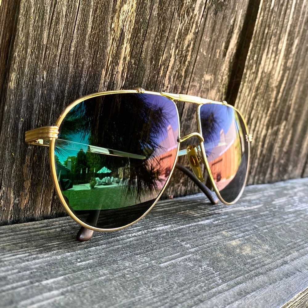 Vintage Dior Sunglasses 80s aviator golf Christia… - image 1