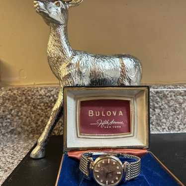 Bulova Vintage Stainless Steel Watch - image 1