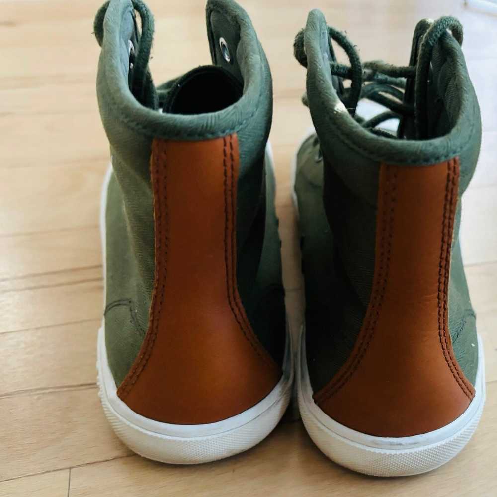 Polo by Ralph Lauren green and brown high tops. S… - image 3