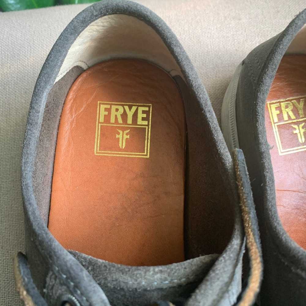 Men’s leather  Frye shoes sneakers size 9 - image 2