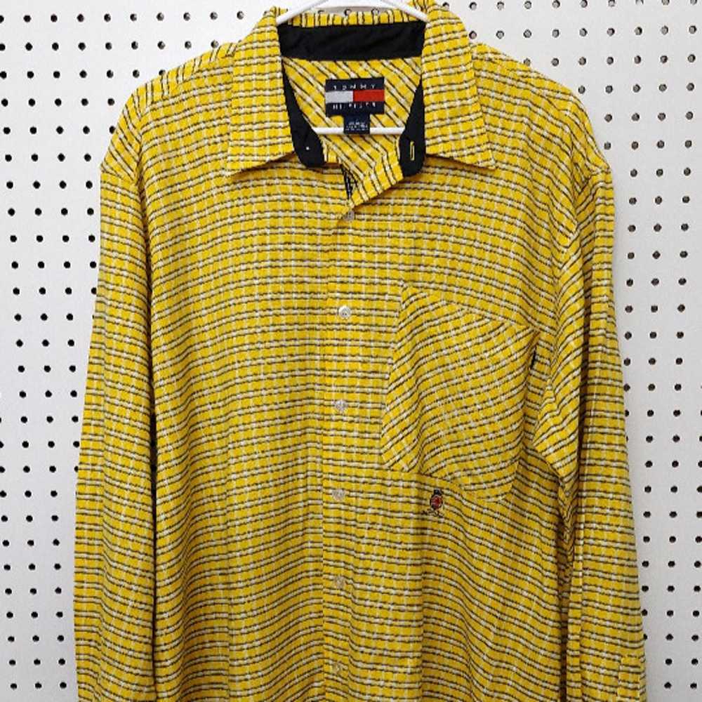 VINTAGE TOMMY HILFIGER IMPAQ SPORTS BUTTON DOWN Y… - image 1