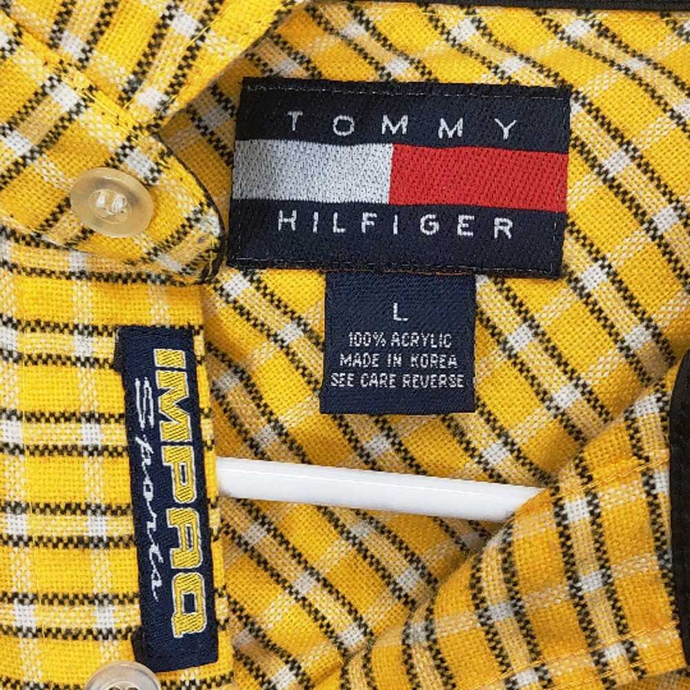 VINTAGE TOMMY HILFIGER IMPAQ SPORTS BUTTON DOWN Y… - image 4