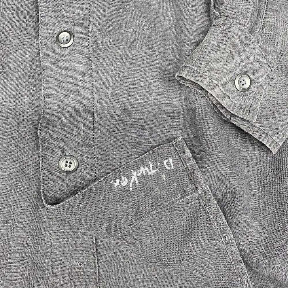 Vintage Mens Guess Linen Shirt - image 6