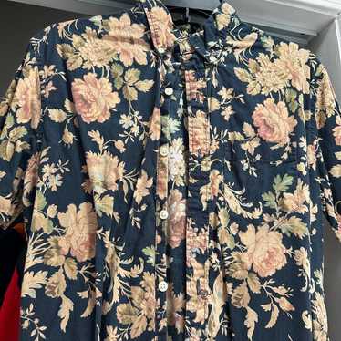 vintage floral polo shirt - Gem