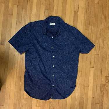Button-Front Shirt in Poplin