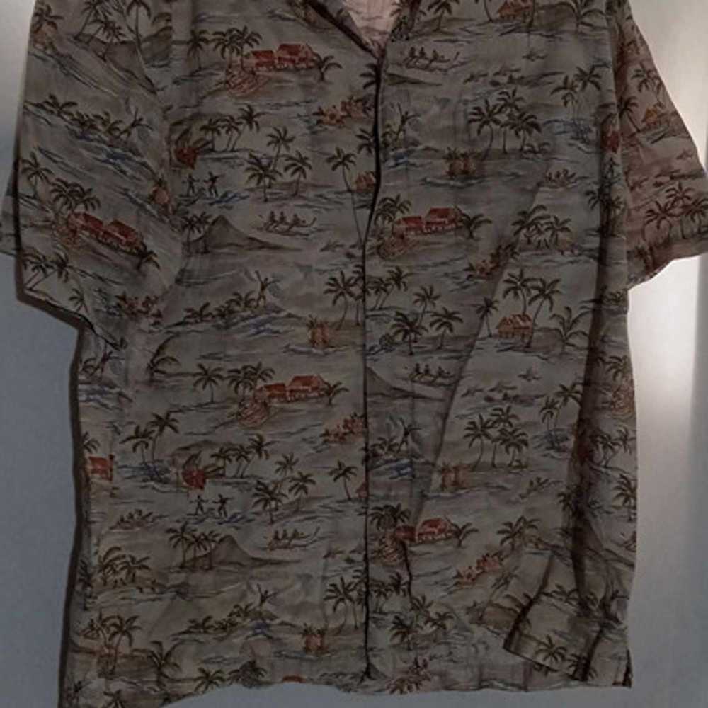 Batik Bay Men's Hawaiian Style Palm Tress Shirt S… - image 1