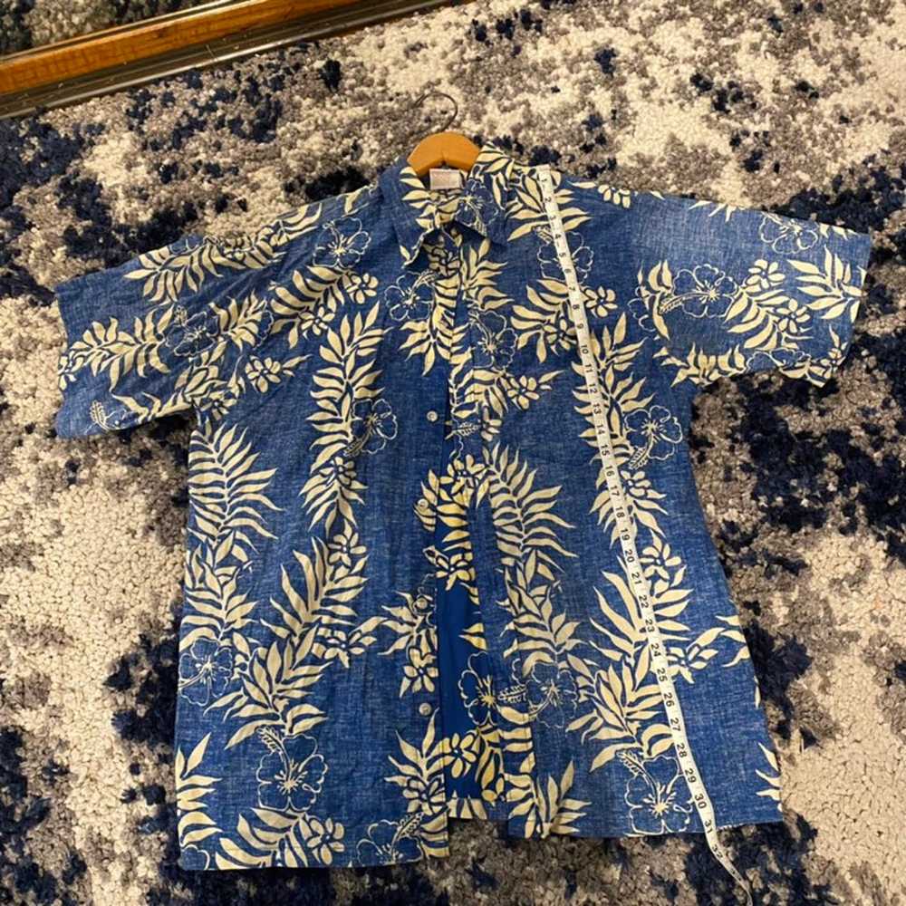 mens vintage Go Barefoot hawaiin shirt - image 2